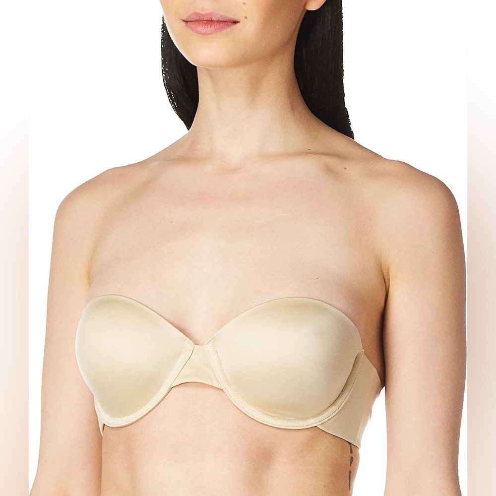 NWT Maidenform Women's Comfort Devotion Strapless Demi Multiway Bra 09405, 32B